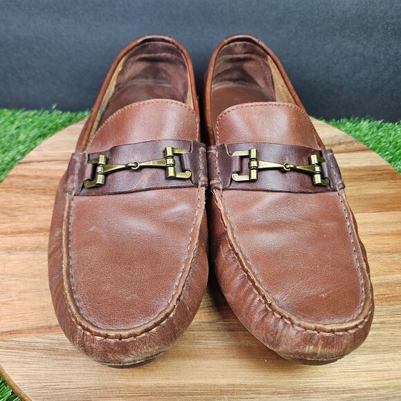 Cole Haan Somerset Link Horsebit Brown Leather Driving Mocs Loafers Mens 9 M main image 12